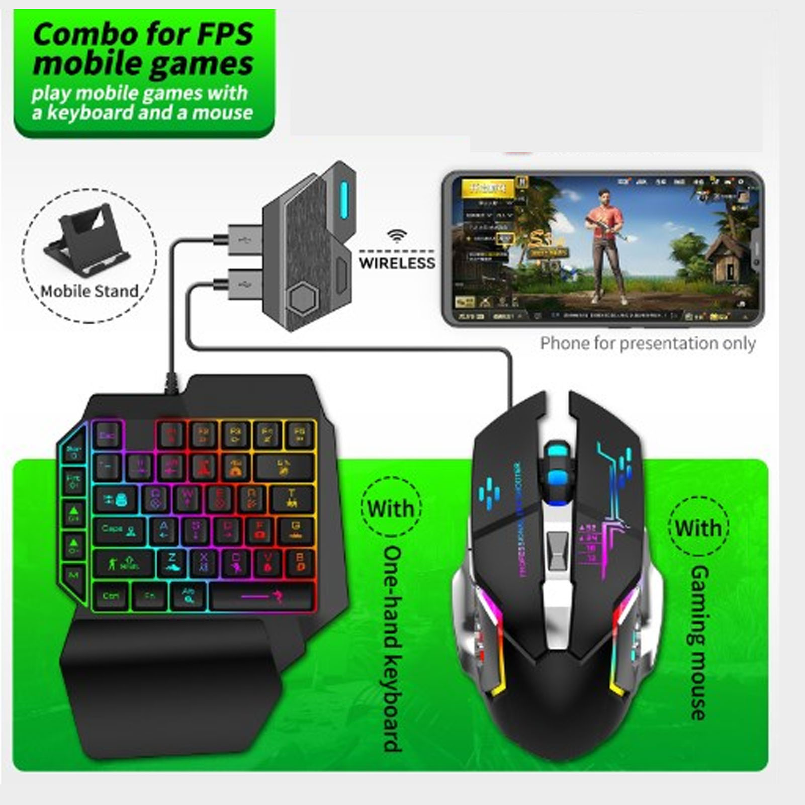 Keyboard Mouse Converter Set R - Gaming Keyboard Mouse Set avis et prix