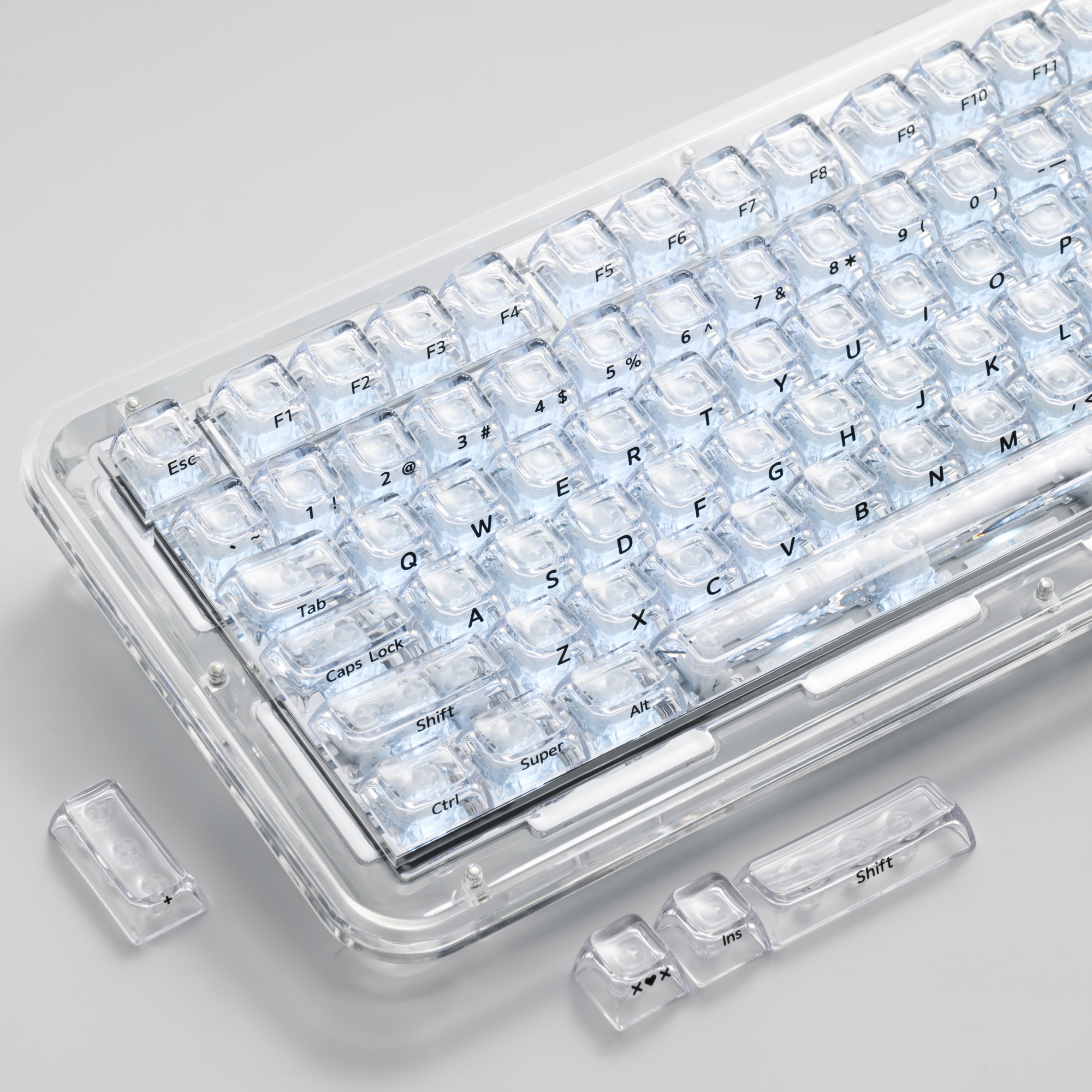 XVX Crystal Transparent SA Pro - Gaming Keyboard No Rgb avis et prix