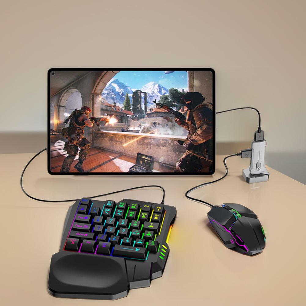 5 in 1 Mobile Game Converter K - Gaming Keyboard Mouse Set avis et prix