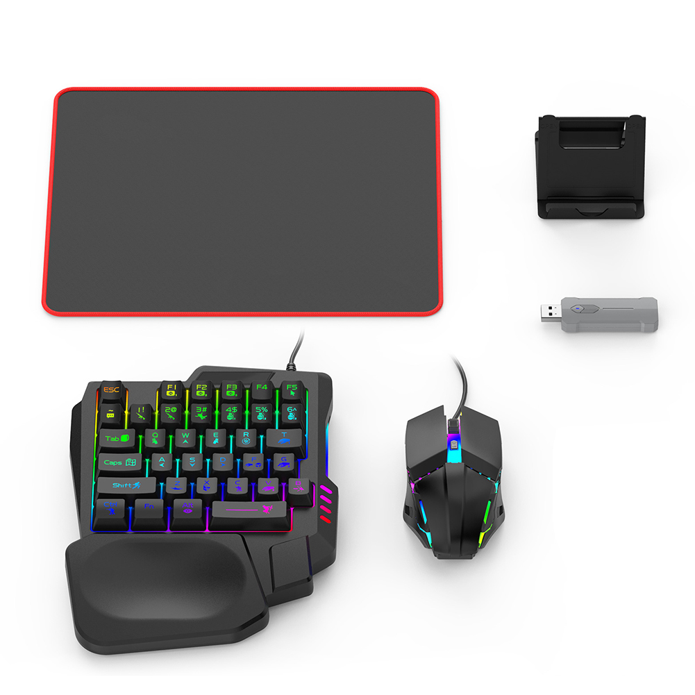 5 in 1 Mobile Game Converter K - Gaming Keyboard Mouse Set avis et prix