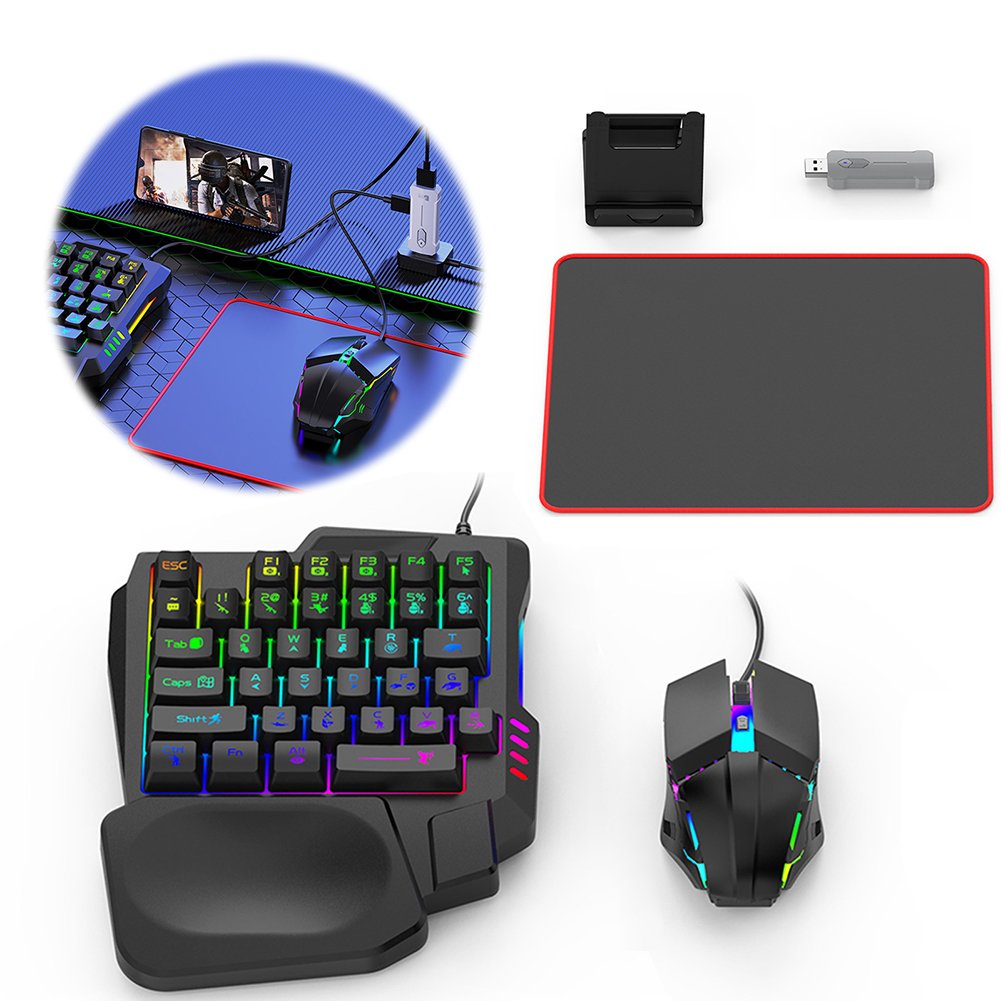 5 in 1 Mobile Game Converter K - Gaming Keyboard Mouse Set avis et prix