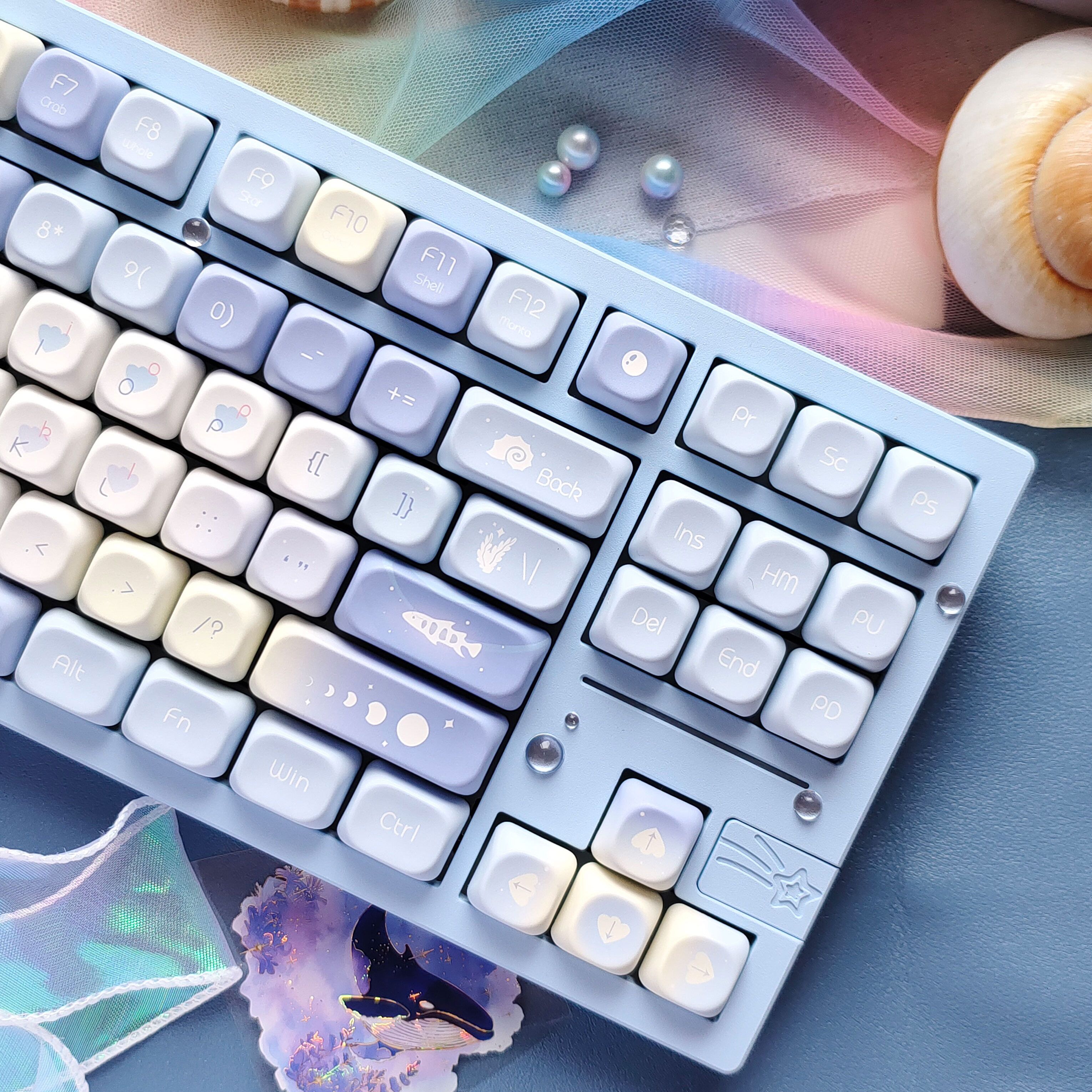 Five Sided Dye Sublimation Key - Gaming Keyboard Blue avis et prix