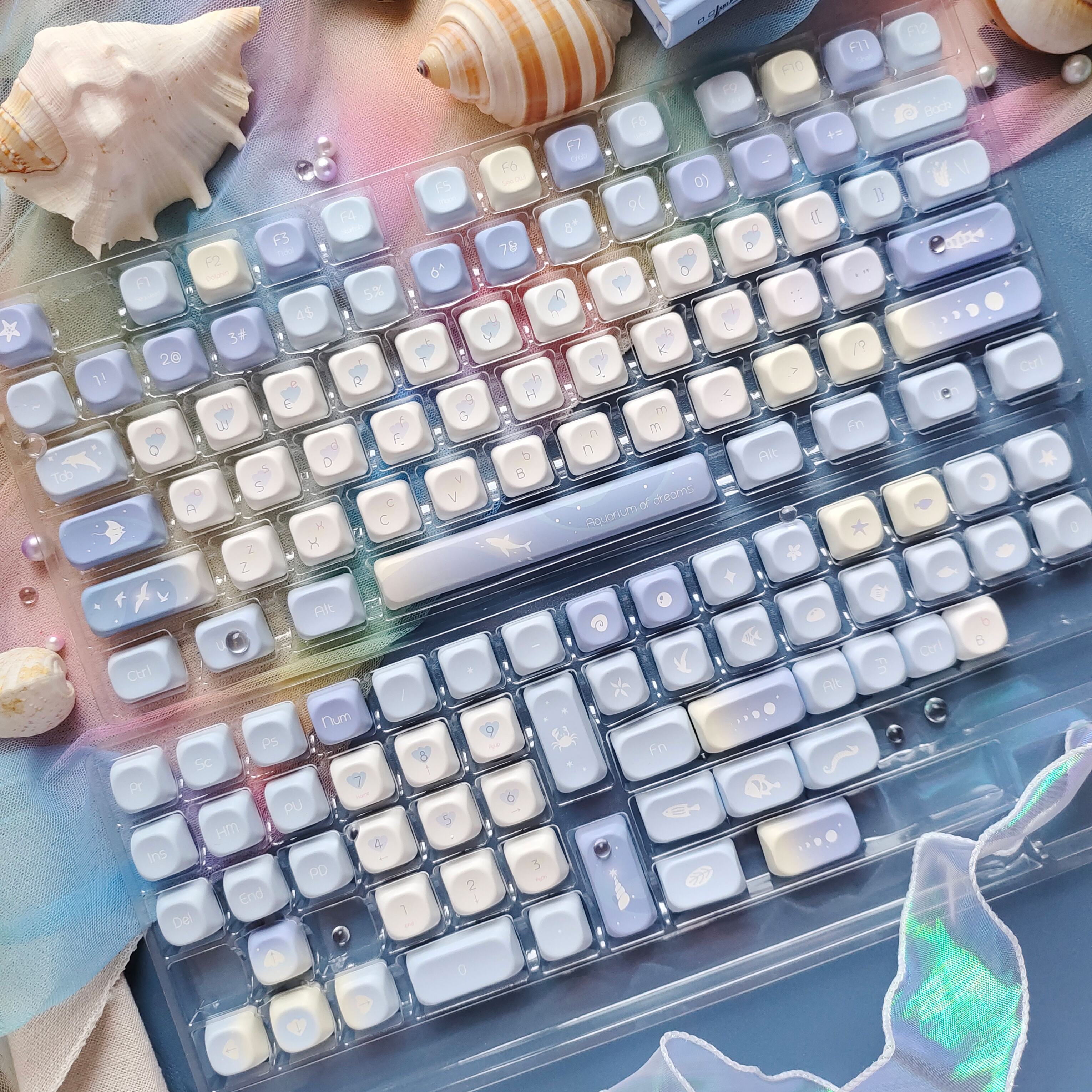 Five Sided Dye Sublimation Key - Gaming Keyboard Blue avis et prix