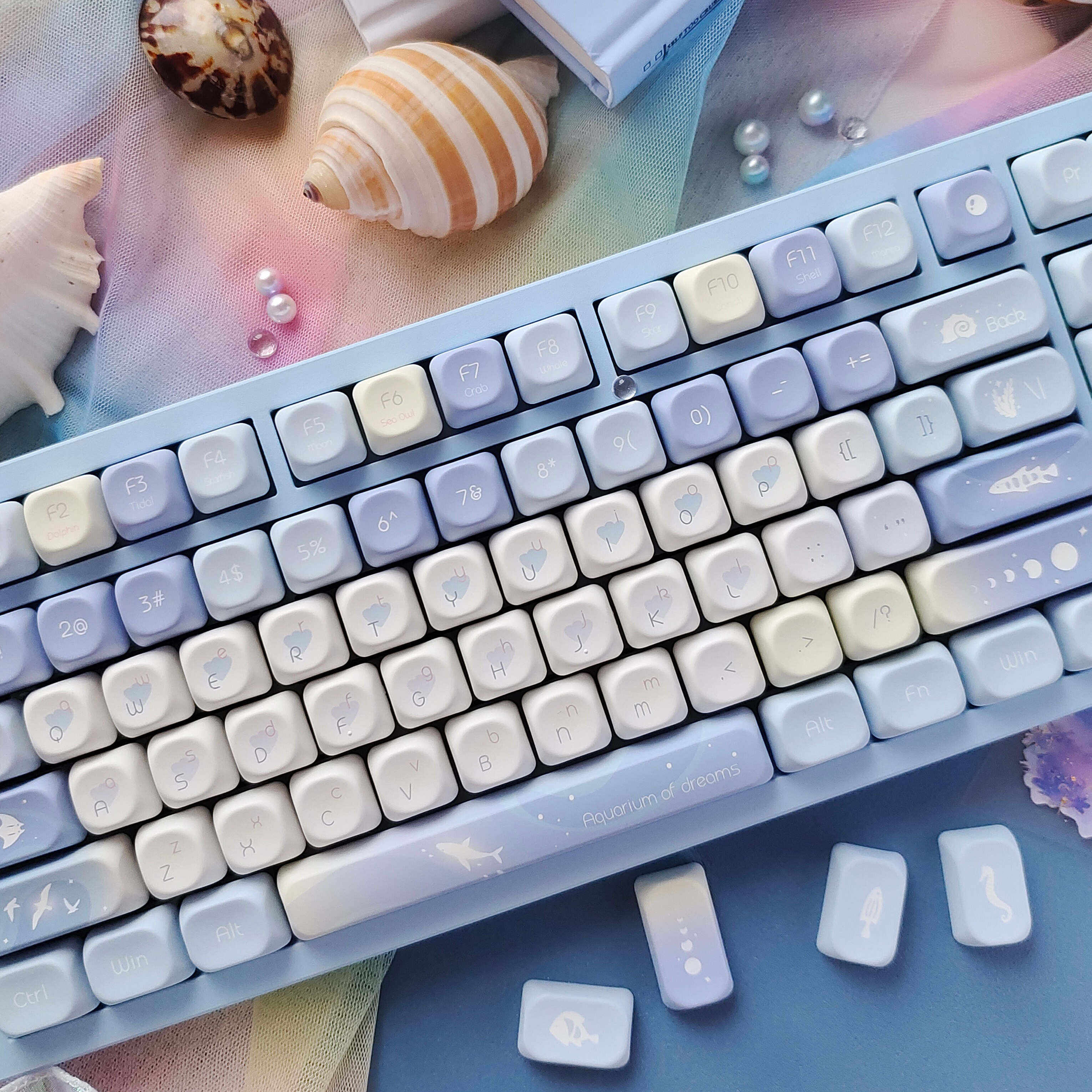 Five Sided Dye Sublimation Key - Gaming Keyboard Blue avis et prix