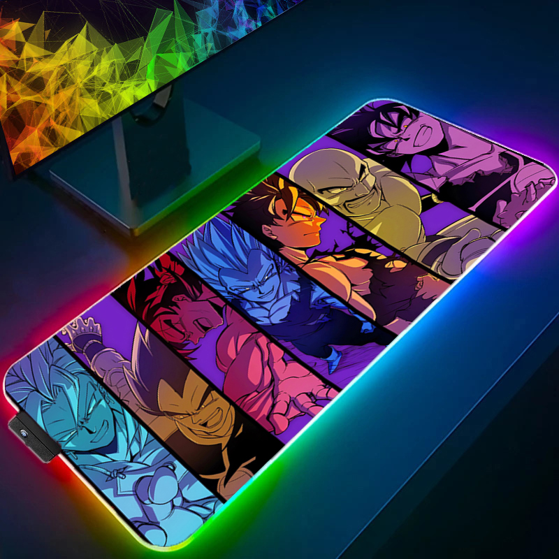 LED Mouse pad Dragon Ball Comp - Gaming Keyboard No Rgb avis et prix