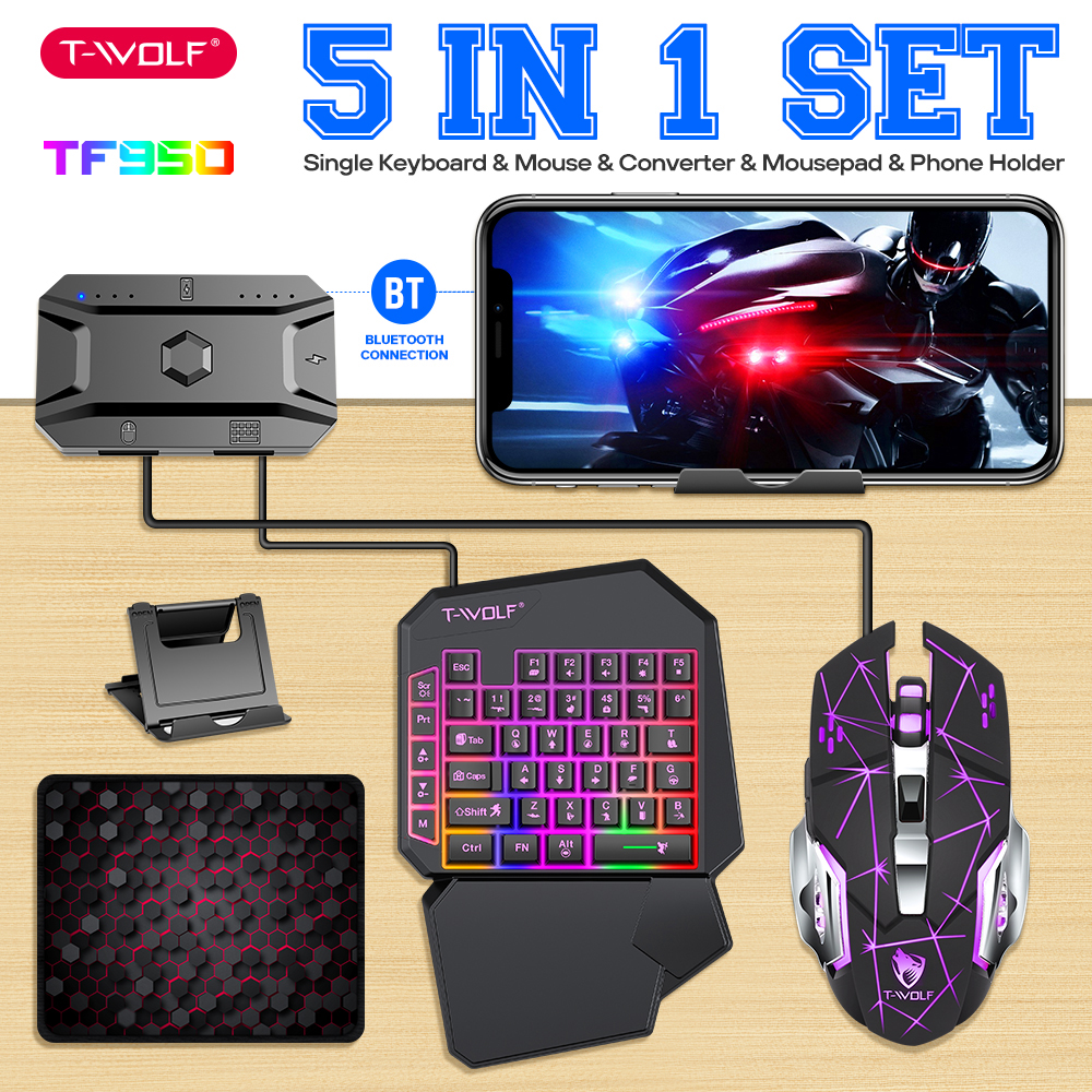 NEW HOT Game Artifact OneHande - Gaming Keyboard Mouse Set avis et prix