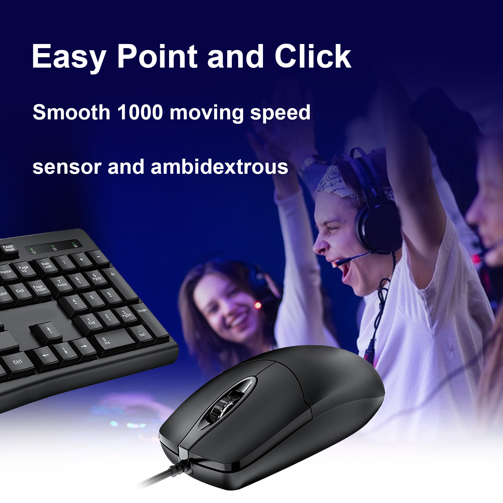 T650 Keyboard Mouse Combo USB  - Gaming Keyboard Mouse Set avis et prix