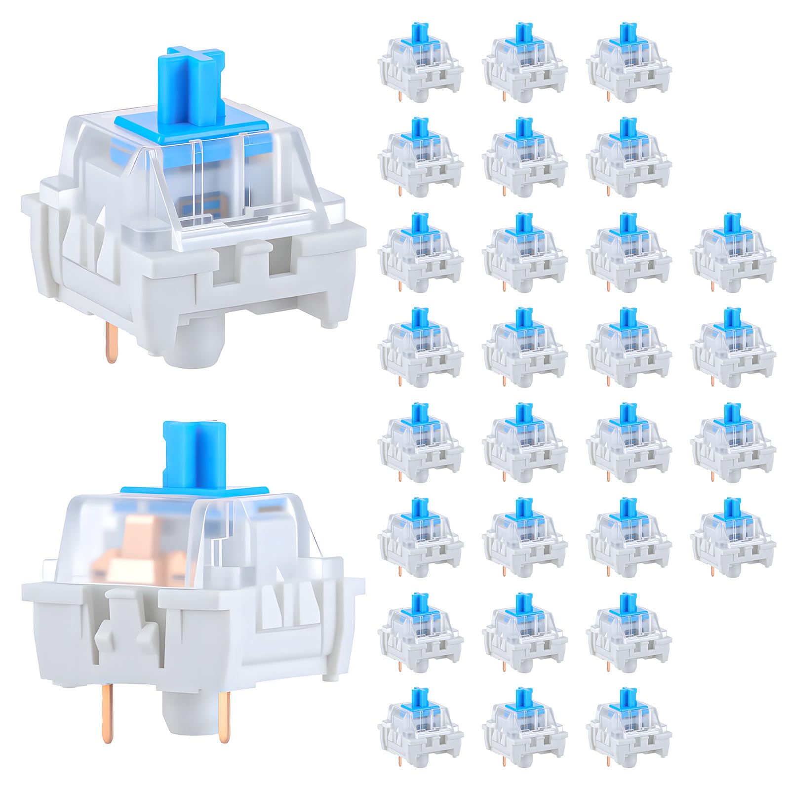 30 PCS Mechanical Keyboard Swi - Gaming Keyboard Blue avis et prix