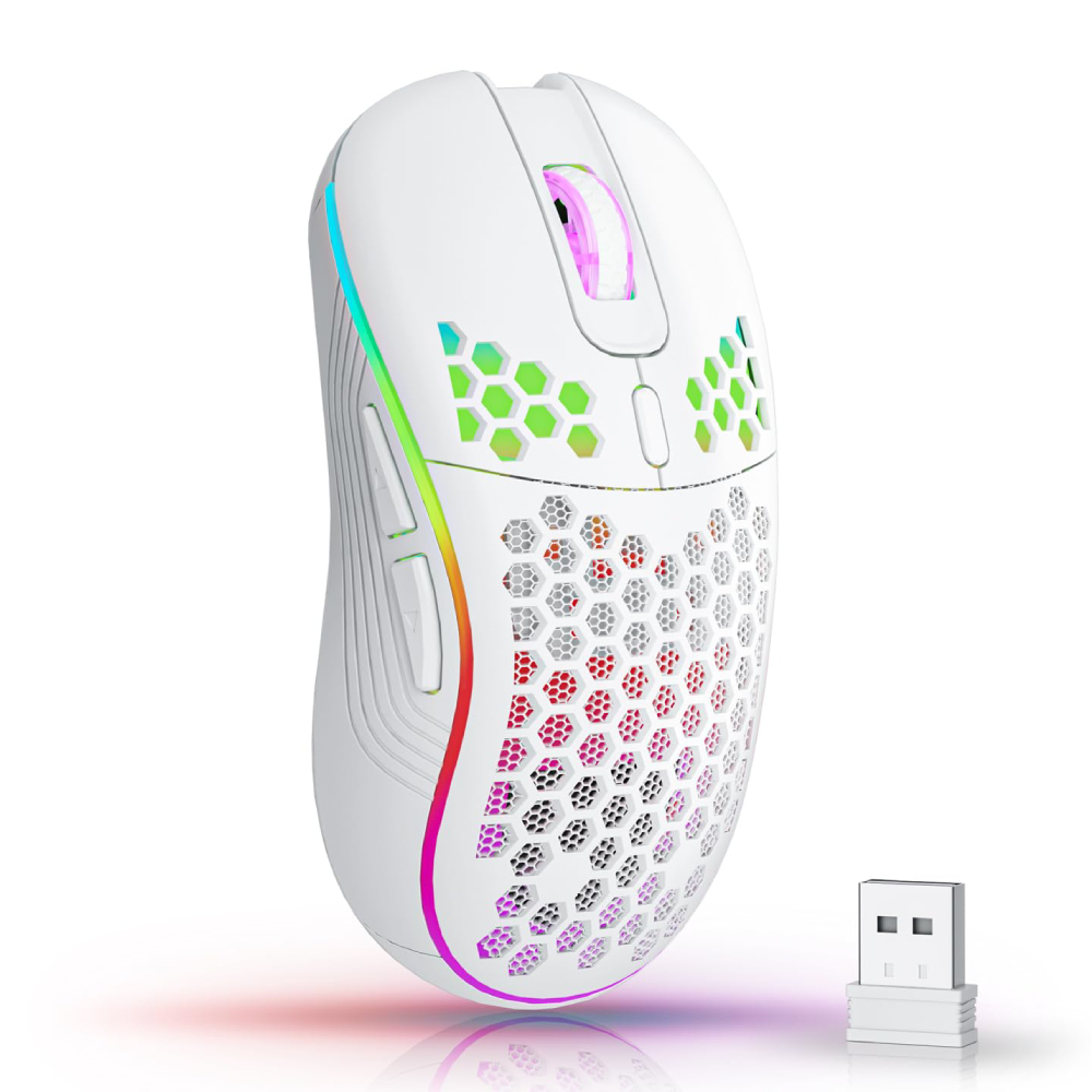 2.4G Wireless Mouse with RGB B - Gaming Keyboard Mouse And Headset Combo avis et prix