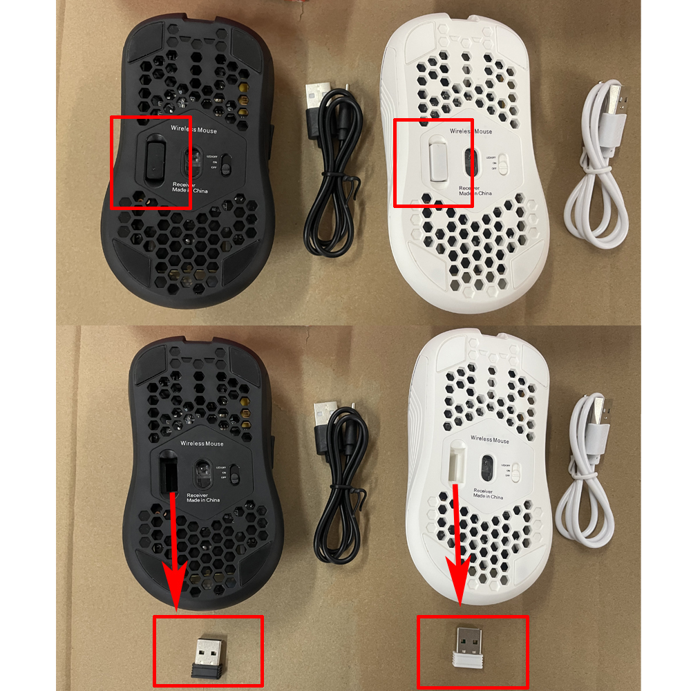 2.4G Wireless Mouse with RGB B - Gaming Keyboard Mouse And Headset Combo avis et prix