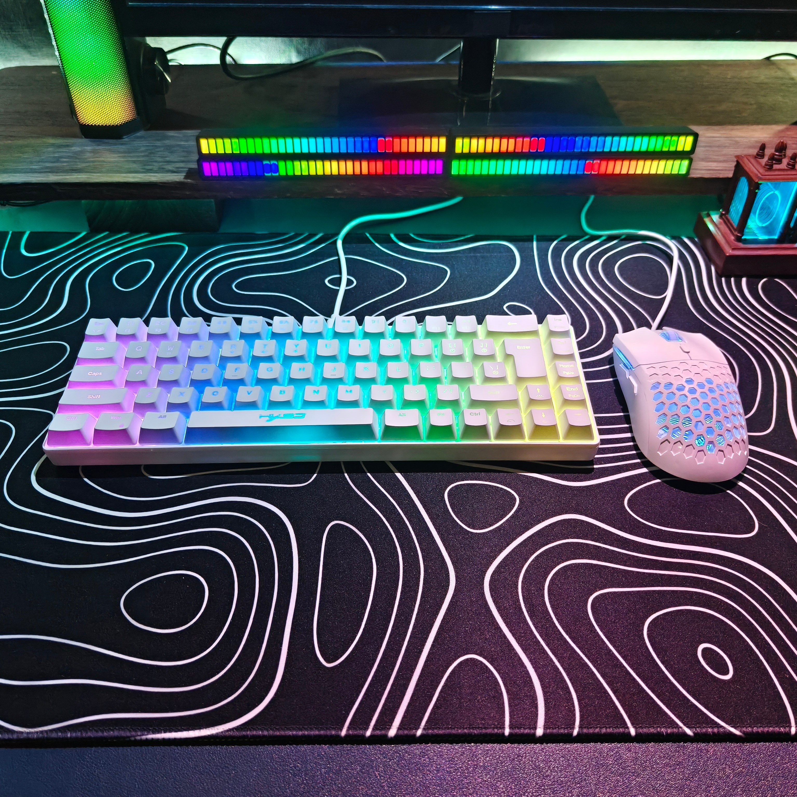 Compact HXSJ 68-key mouse and  - Gaming Keyboard Mouse Set avis et prix