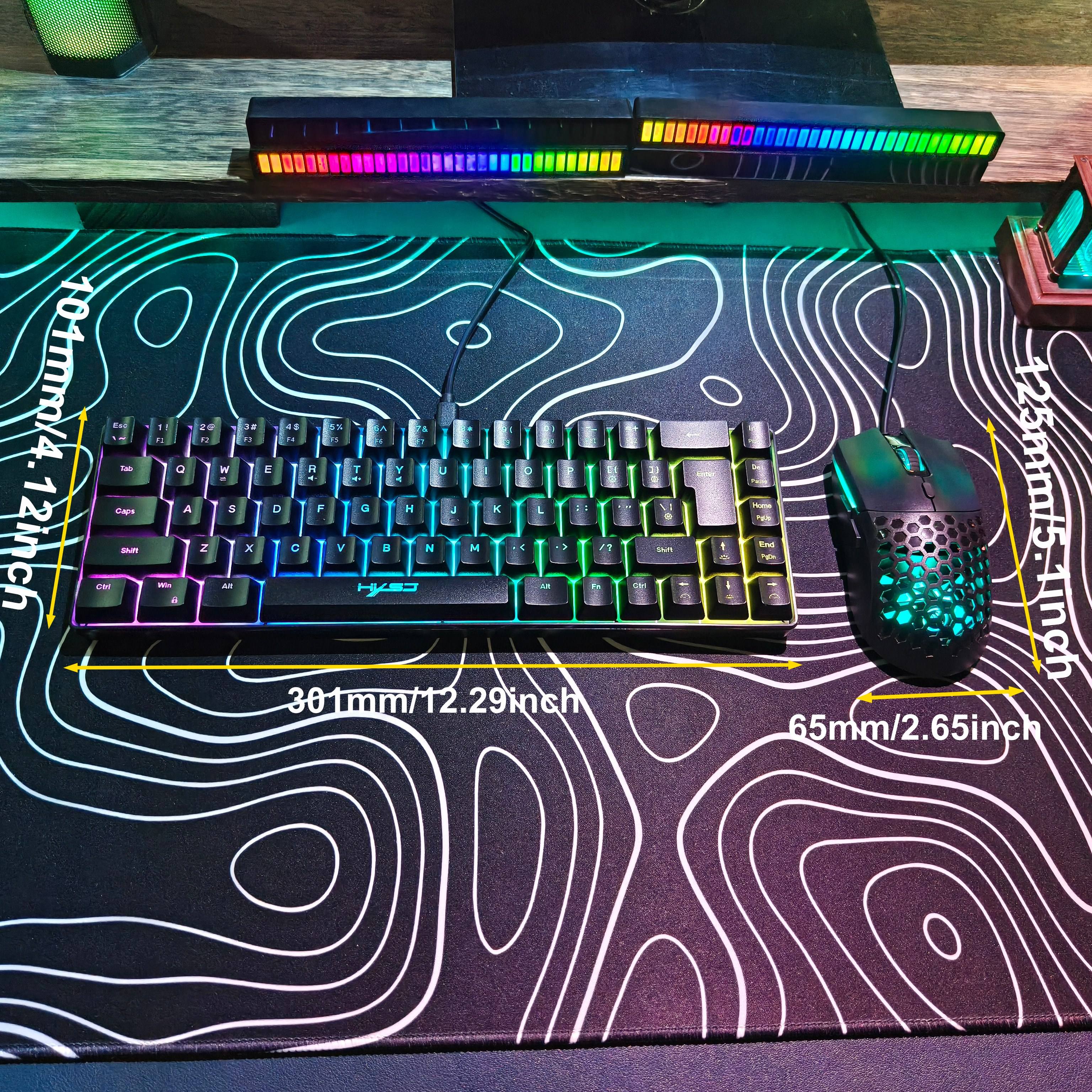 Compact HXSJ 68-key mouse and  - Gaming Keyboard Mouse Set avis et prix