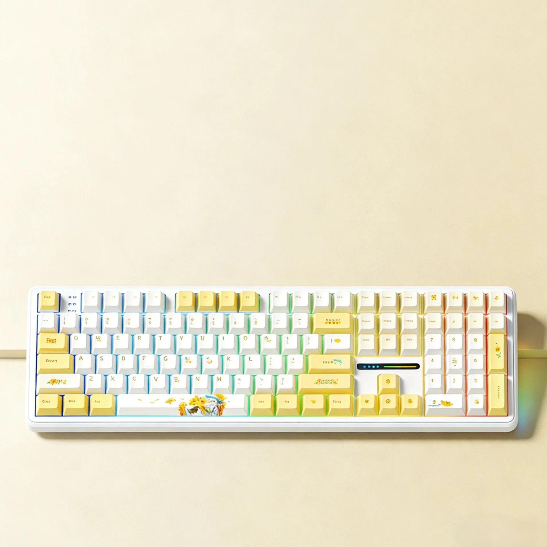 AULA F108 Wireless Keyboard Lo - Gaming Keyboard No Noise avis et prix