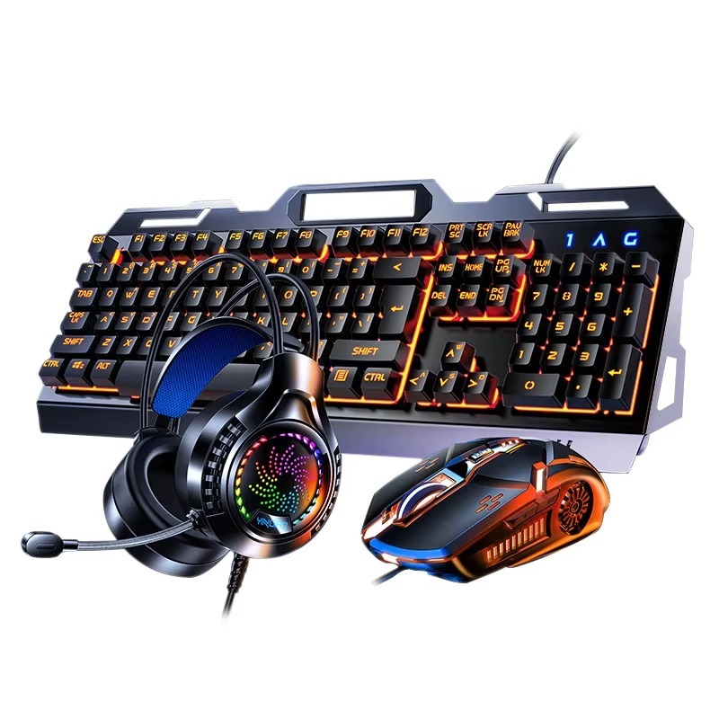 New Mechanical RGB Back Light  - Gaming Keyboard Mouse And Headset Combo avis et prix