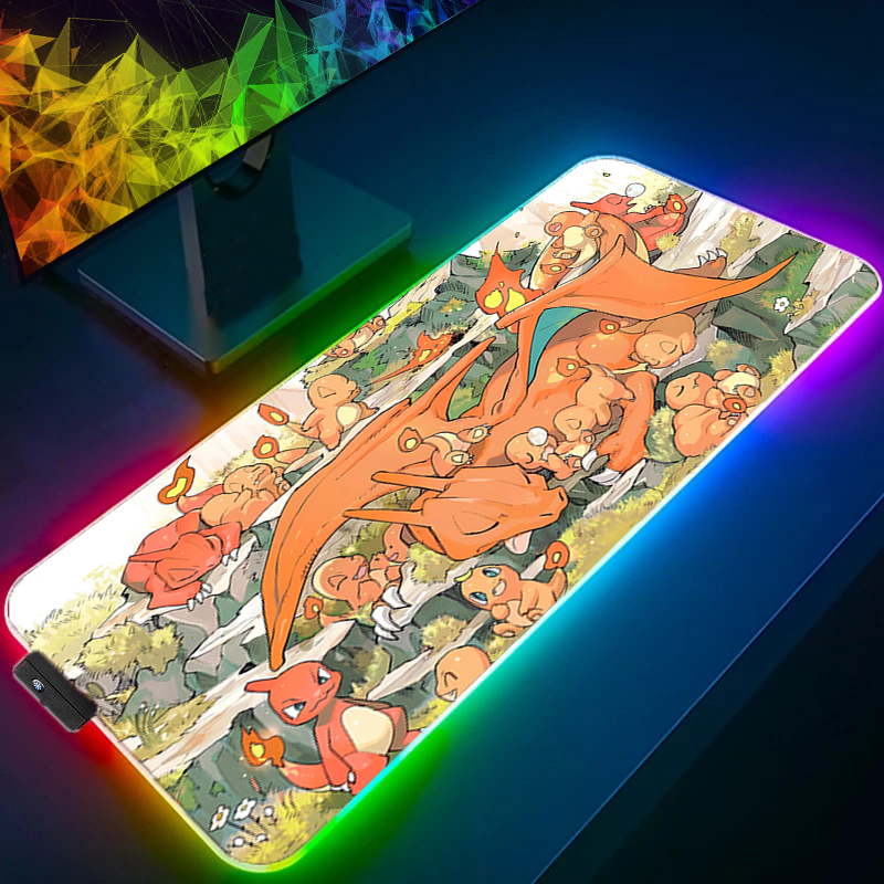 RGB Mouse Pad Pokemon Pikachu  - Gaming Keyboard No Rgb avis et prix