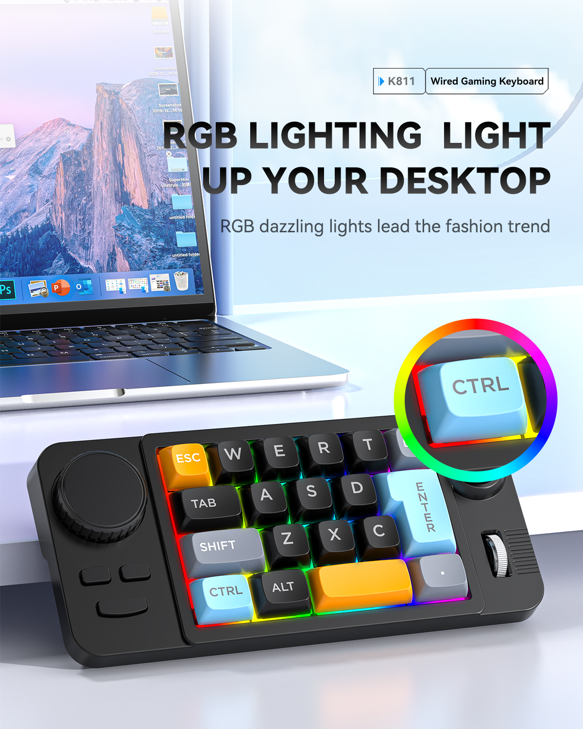 RGB Hot Swap Wired Mechanical  - Gaming Keyboard No Rgb avis et prix