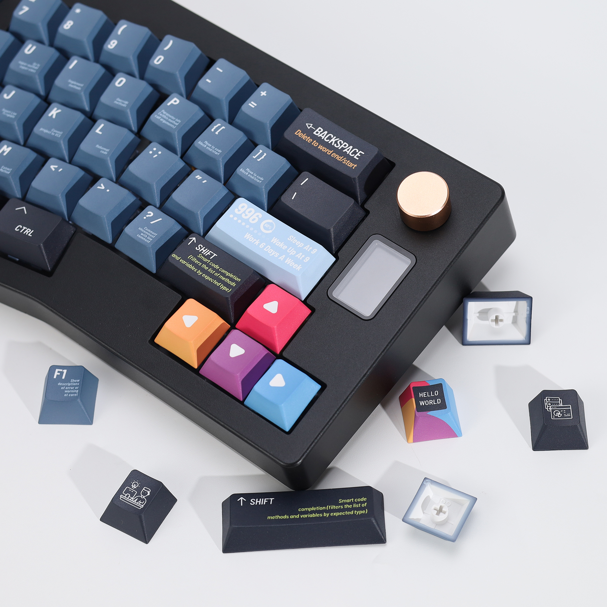 KBDiy Black Programmer Keycap  - Keyboard Gaming Black avis et prix