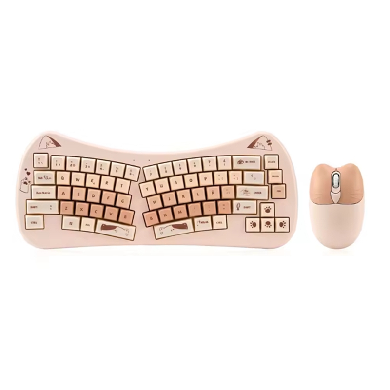 68 Key Cat Ear Mechanical Keyb - Gaming Keyboard And Mouse Wireless avis et prix