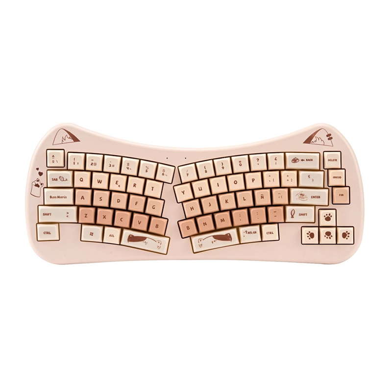 68 Key Cat Ear Mechanical Keyb - Gaming Keyboard And Mouse Wireless avis et prix