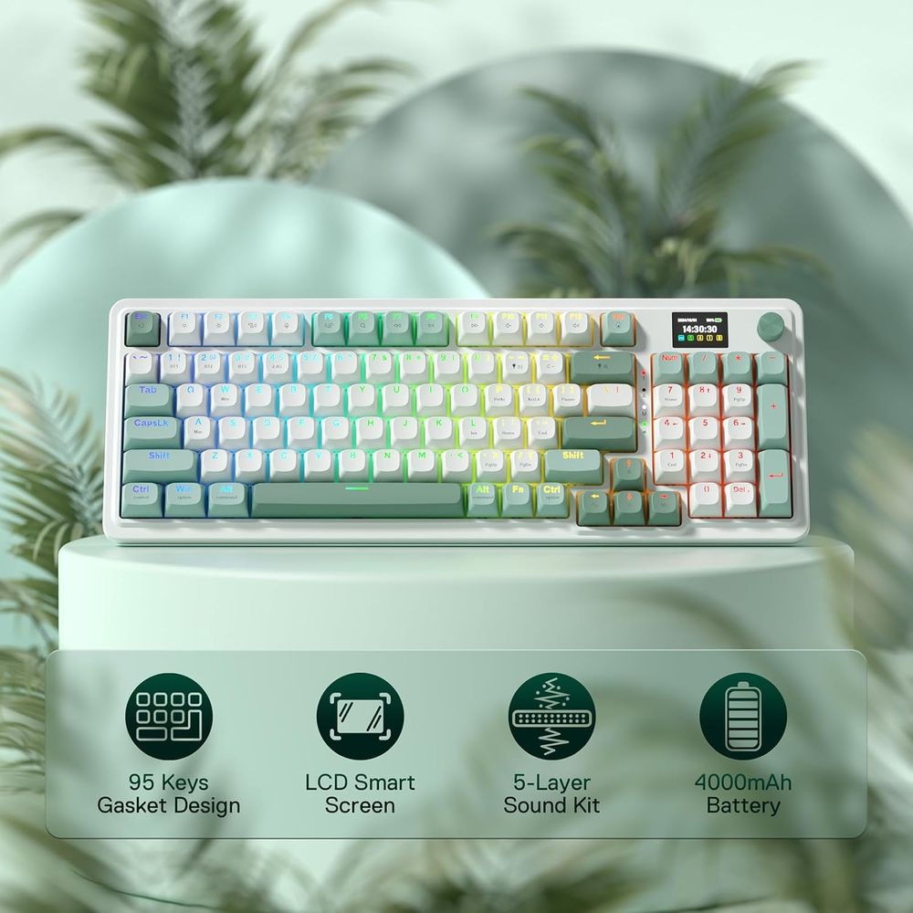 95-Key Mechanical Gaming Keybo - Gaming Keyboard No Noise avis et prix