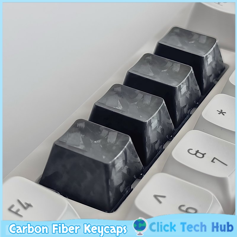 Black Carbon Fiber Keycaps 1pc - Keyboard Gaming Black avis et prix