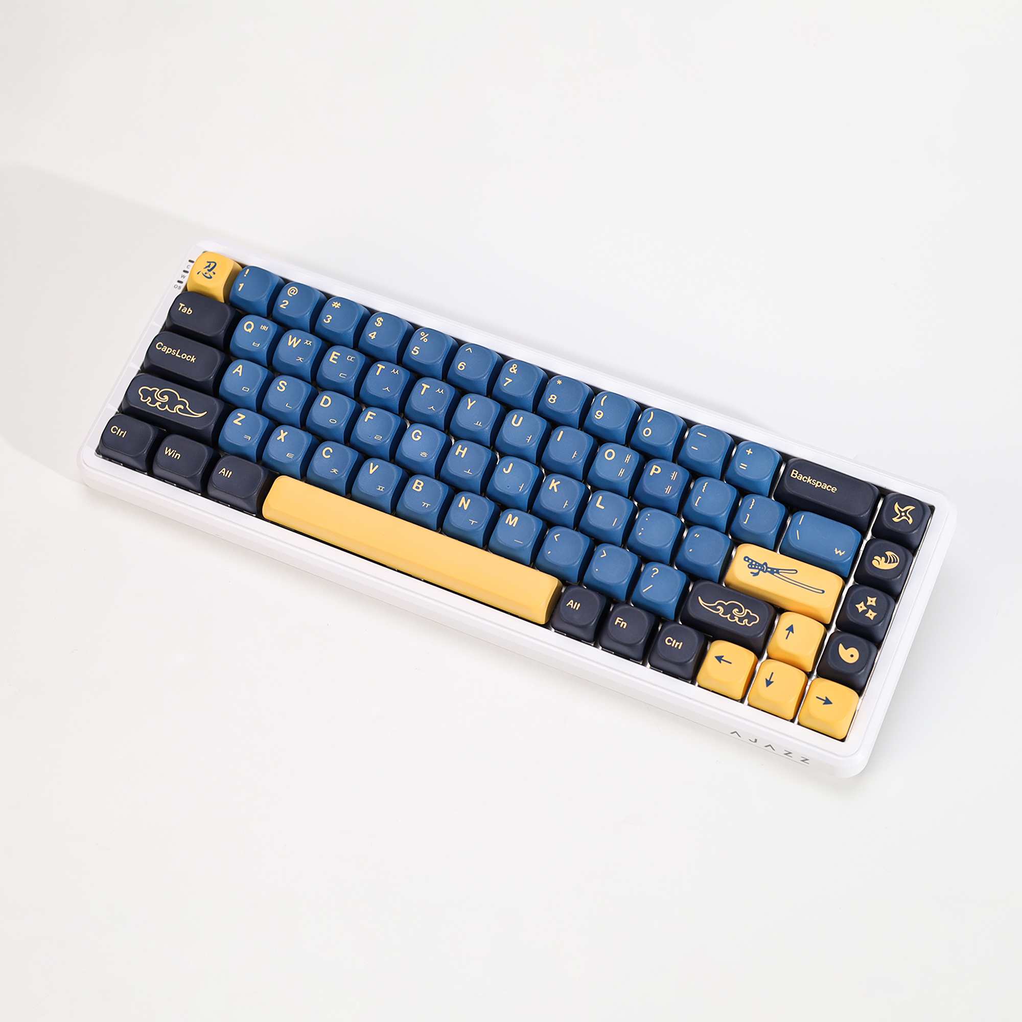 KBDiy Korean Keycap Retro GMK  - Gaming Keyboard Blue avis et prix