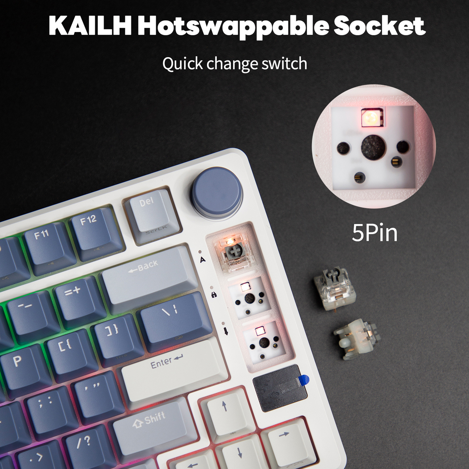 RK ROYAL KLUDGE M75 2.4G Wirel - Gaming Keyboard Bundle avis et prix