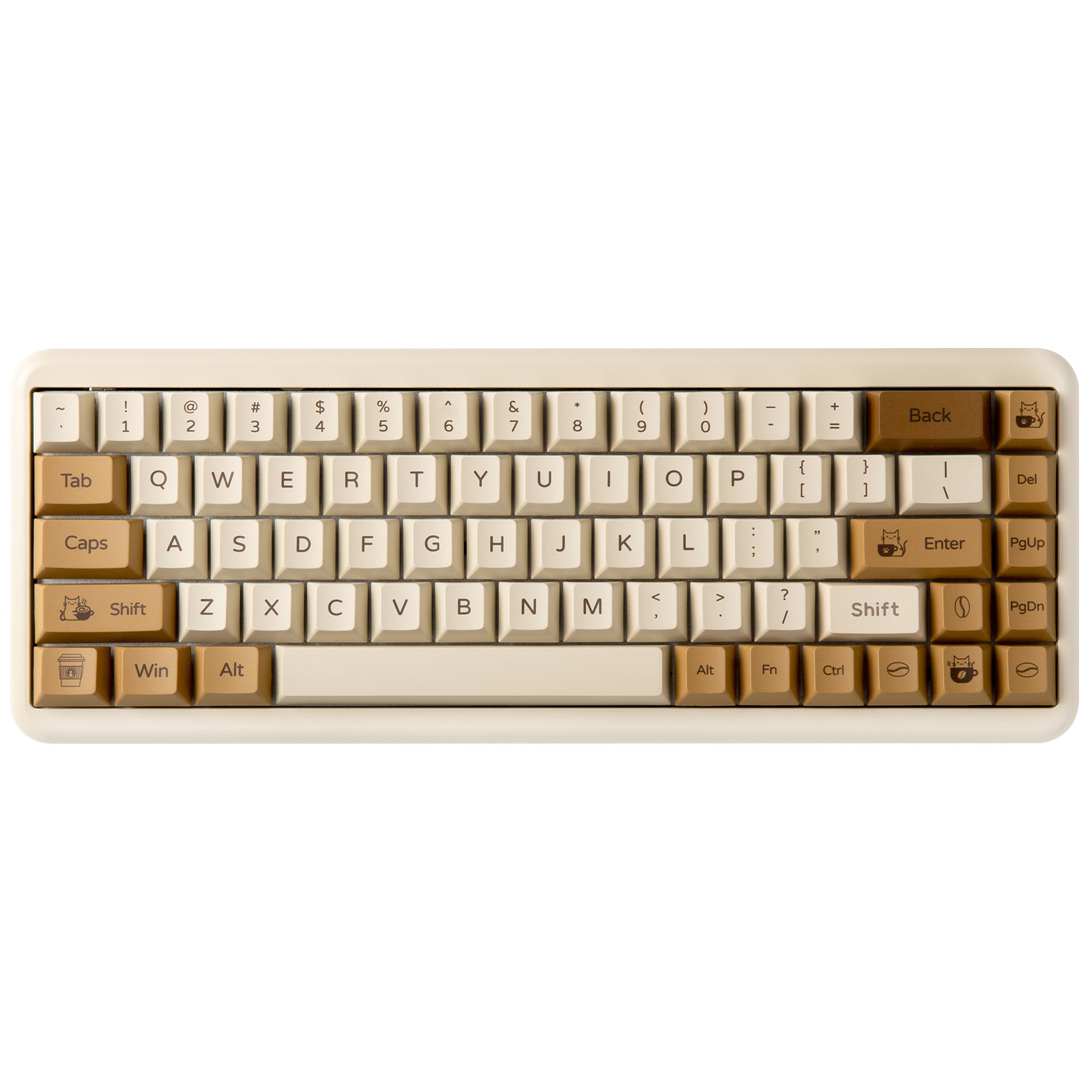 YUNZII Coffee Cat PBT Keycaps, - Gaming Keyboard Bundle avis et prix