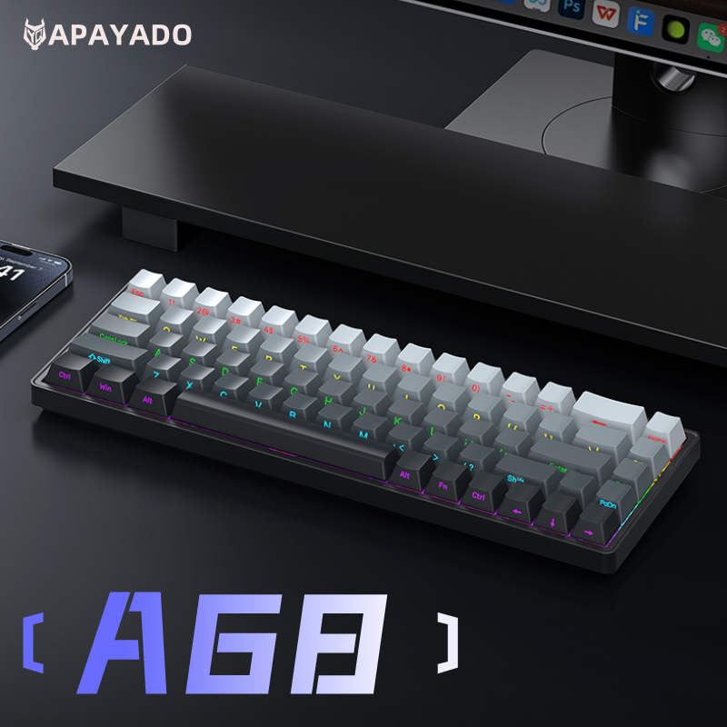 APAYADO A68 Wired Mechanical K - Gaming Keyboard Half avis et prix