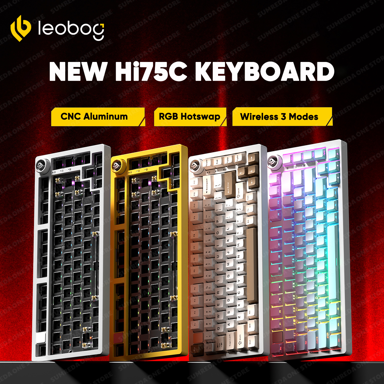 Leobog Hi75C Hi75 Hi75C Pro Al - Gaming Keyboard Bundle avis et prix