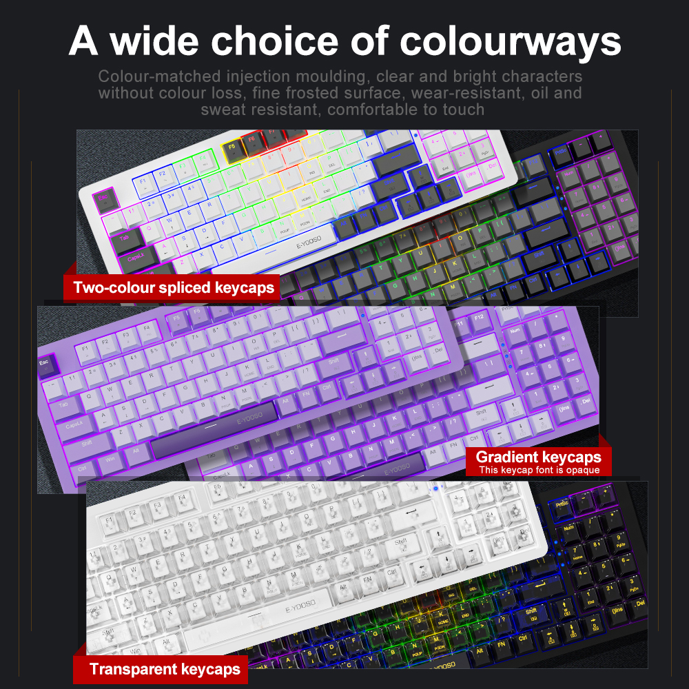 E-YOOSO Z94 USB Mechanical Gam - Gaming Keyboard Bundle avis et prix